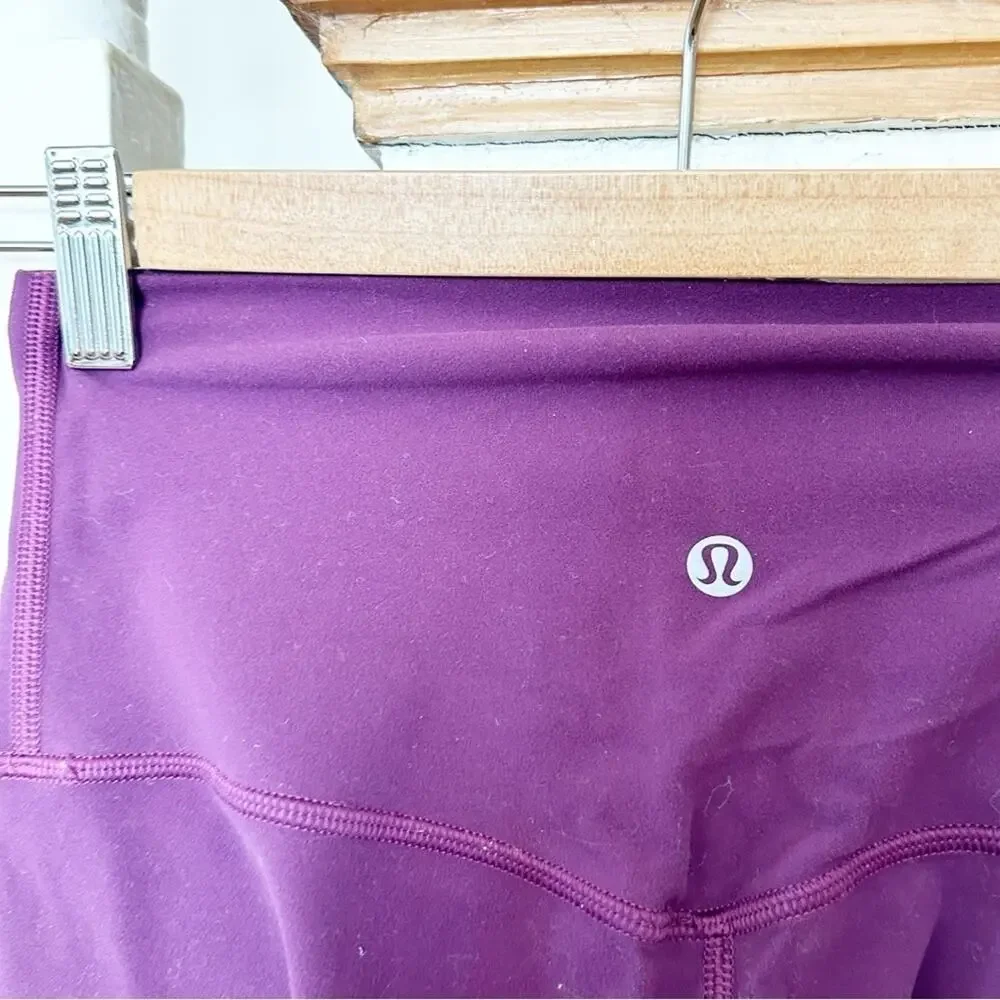 Lululemon Align Purple High-Rise Activewear Sweat-Wicking Leggings Size 4